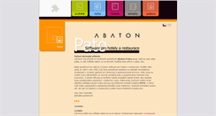 Desktop Screenshot of abaton.cz